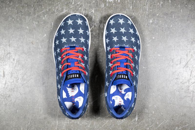 Blue Nobull Flag Men's Trainers | CA J1281P